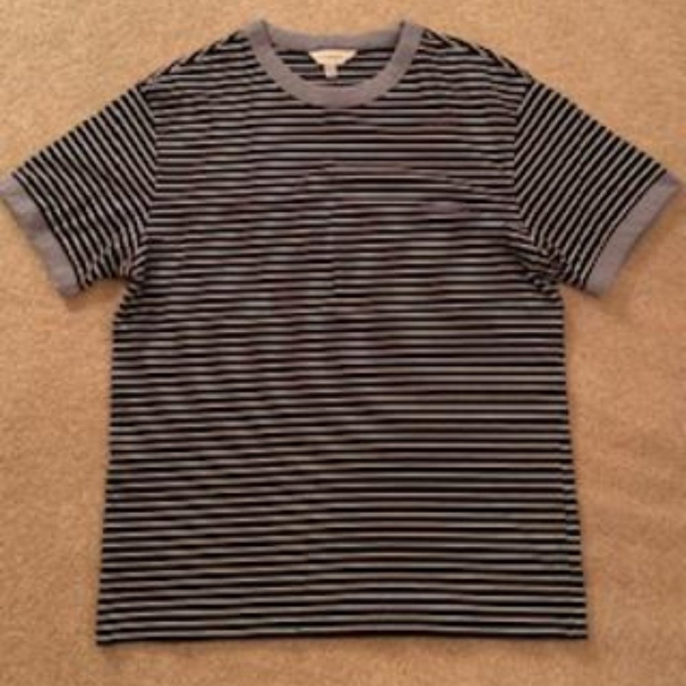 Club Monaco, Small, Blue/White stripes